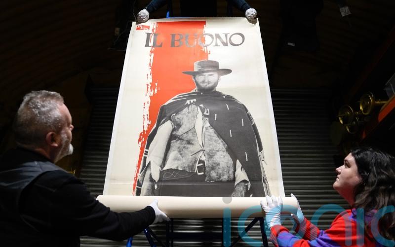 Posters of Clint Eastwood in 1966 western expected to fetch £40,000 at auction