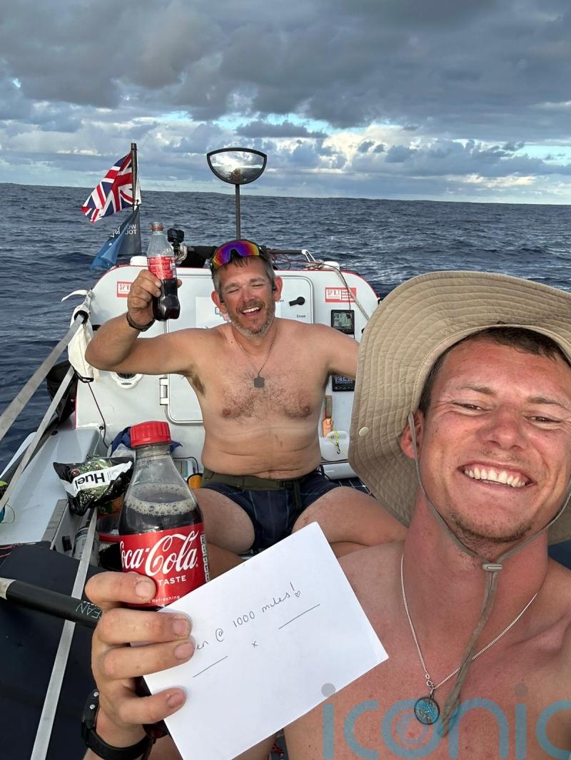 Catering company managers battle sleep exhaustion in 3,000-mile rowing race