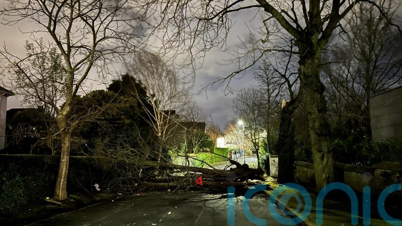 Thousands of outages across island of Ireland after damage by Storm Isha