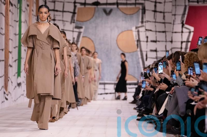 Rihanna and Natalie Portman share moment at Dior Haute Couture show in Paris
