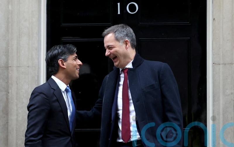 Illegal migration on agenda as Sunak meets Belgian PM