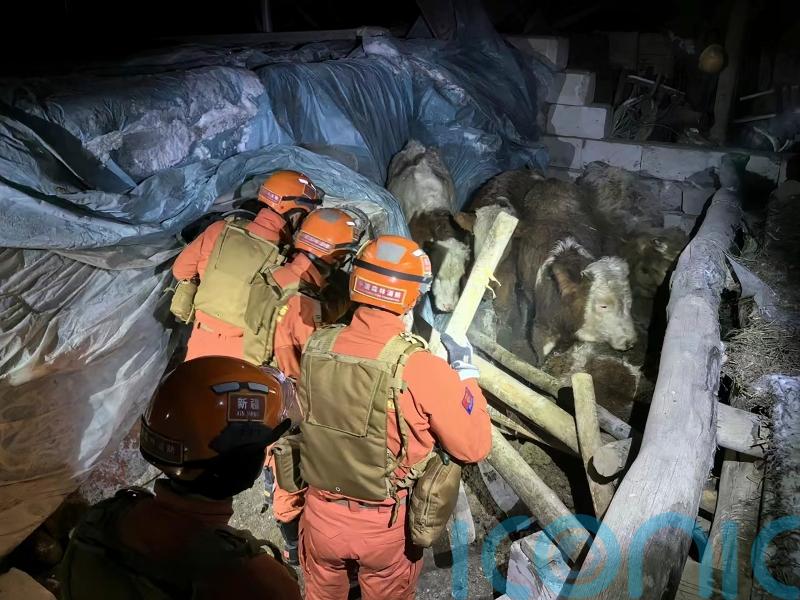 Three dead and more than 100 homes damaged in earthquake in western China