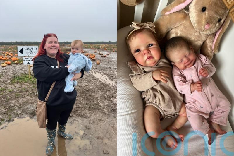 New mum who lost six babies found ‘huge comfort’ in caring for reborn dolls and still dresses them and does role play