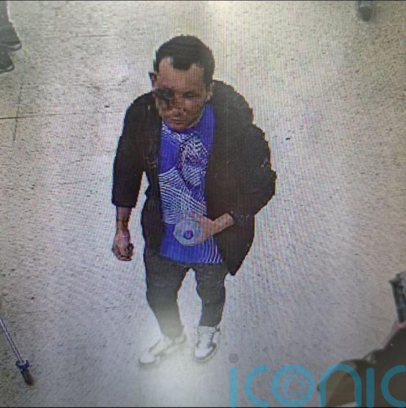 Alkaline attack suspect ‘last seen in north London supermarket’