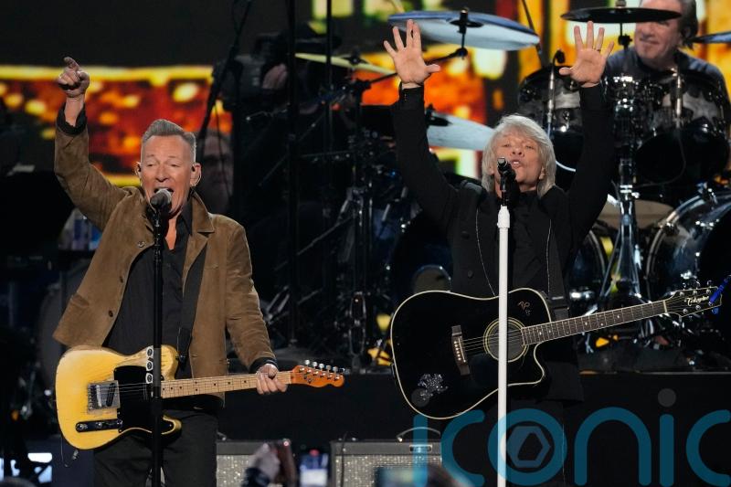 Paul McCartney and Bruce Springsteen celebrate Jon Bon Jovi at charity gala