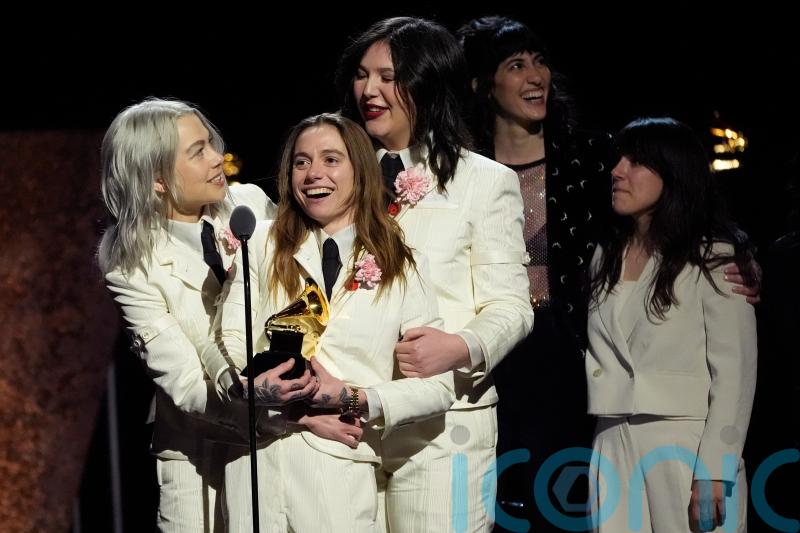 US supergroup Boygenius lead the way at 2024 Grammys