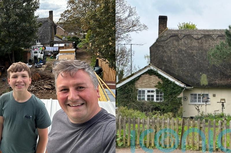 Savvy family sell three-bed semi to convert 400-year-old thatched cottage into ‘forever home’ in £100,000 DIY renovation