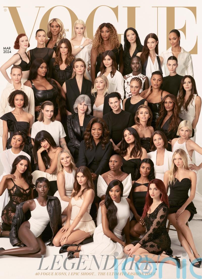 Oprah Winfrey and Kate Moss among 40 stars on Edward Enninful’s last Vogue cover