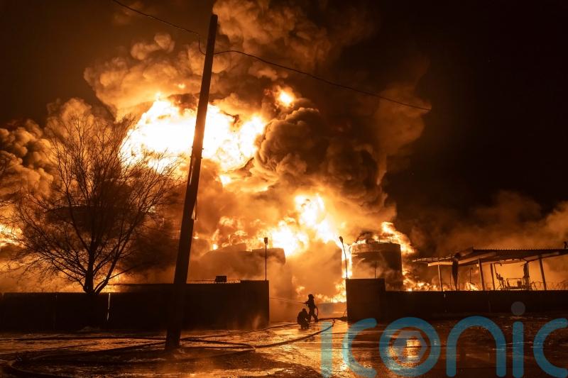 Russia launches 45 drones in mass barrage of Ukraine