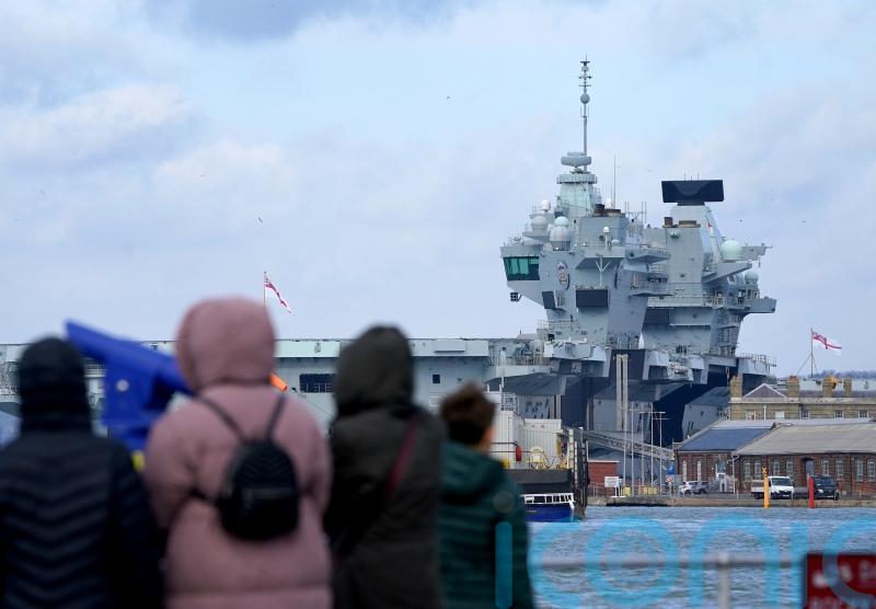Aircraft carrier’s departure for major Nato exercise postponed at last moment