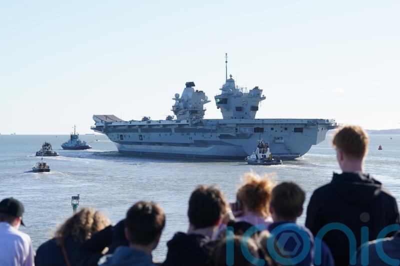 Warship HMS Prince of Wales departs for largest Nato exercise in 40 years