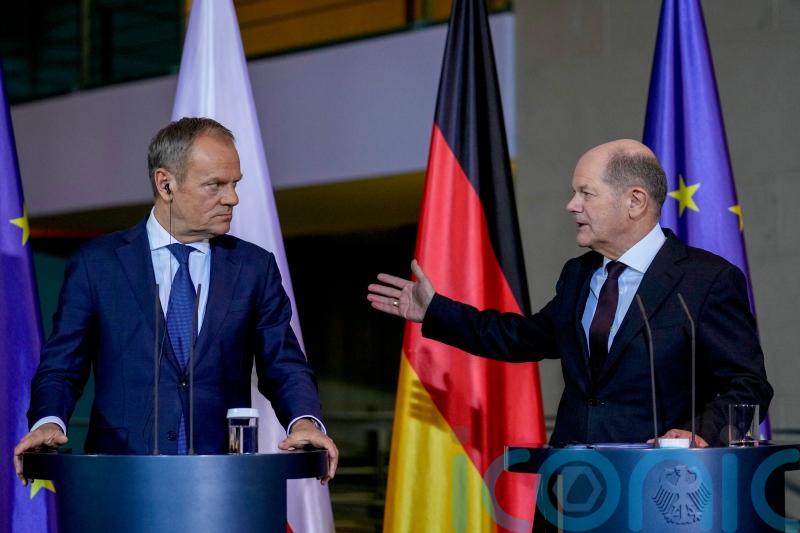 Poland, France and Germany vow to make Europe stronger as fears grow over Russia