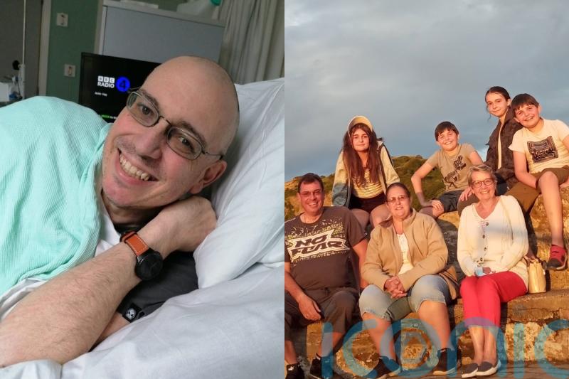 Dad told he has leukaemia on Valentine’s and planned funeral looks forward to meal with wife in remission one year later