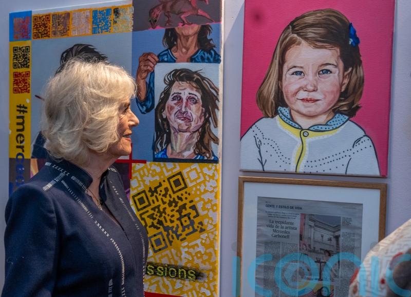 Camilla tours ‘fantastic’ art studios after daughter’s recommendation