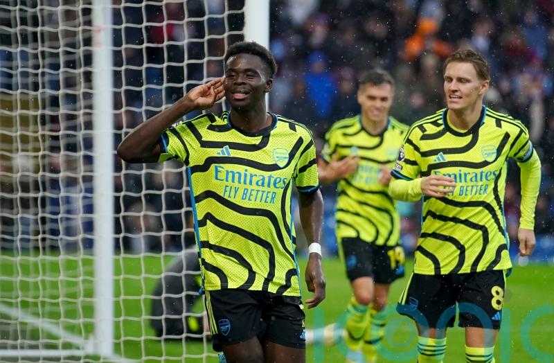 Bukayo Saka at the double as five-star Arsenal hammer Burnley