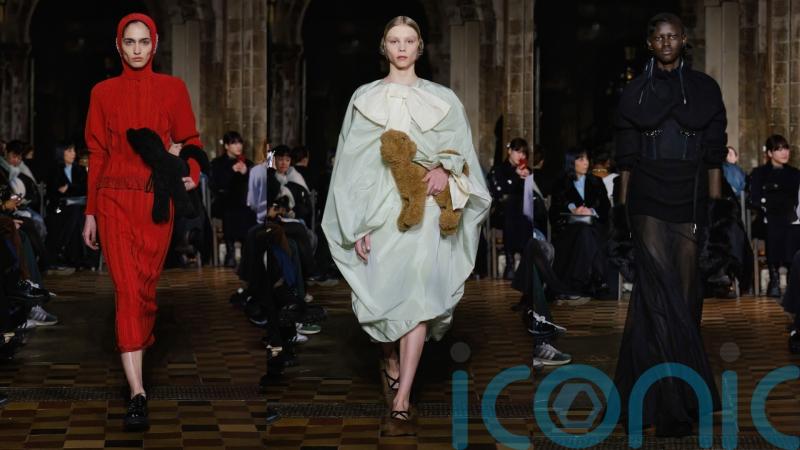 Simone Rocha shows playful glamour and bizarre animal toys at London Fashion Week