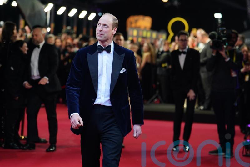 William in front row of Baftas in first high-profile engagement since Kate’s op