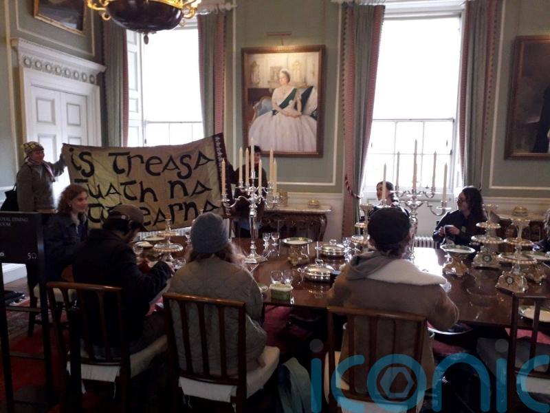 Food activists occupy Palace of Holyroodhouse dining room