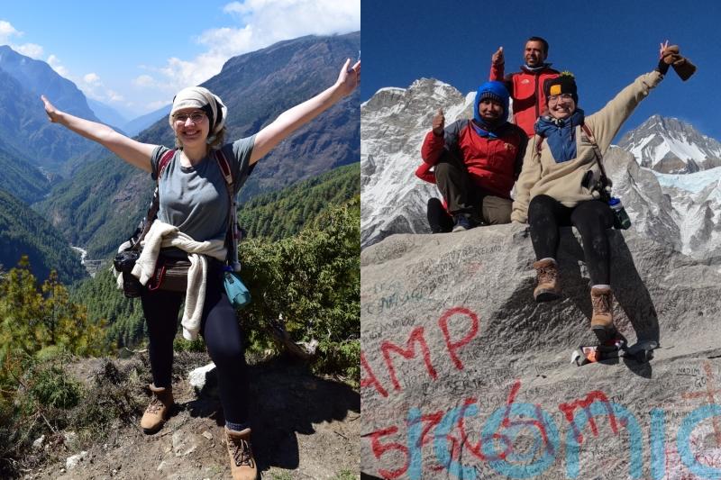 Student training to become first deafblind climber to reach summit of Everest before losing her sight completely