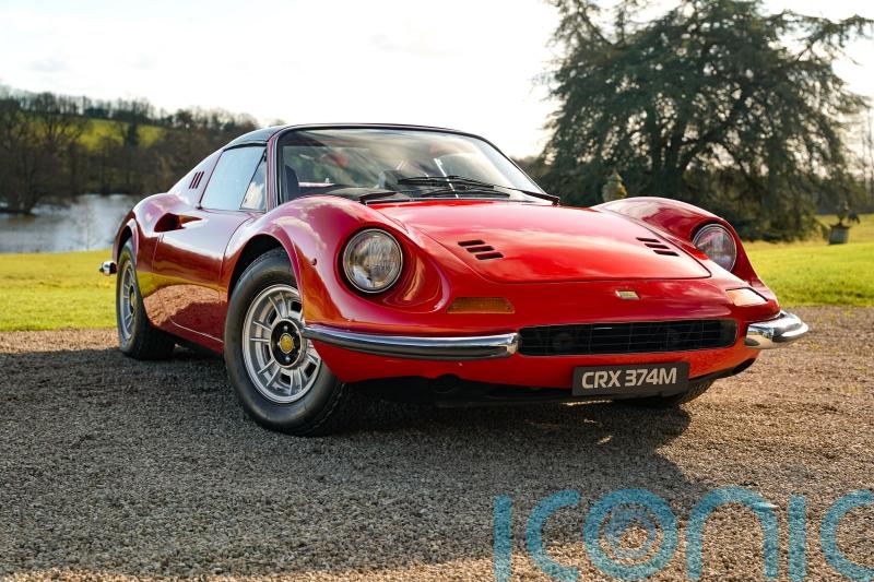 Classic Ferrari Dino GTS once owned by Led Zeppelin manager heads to auction