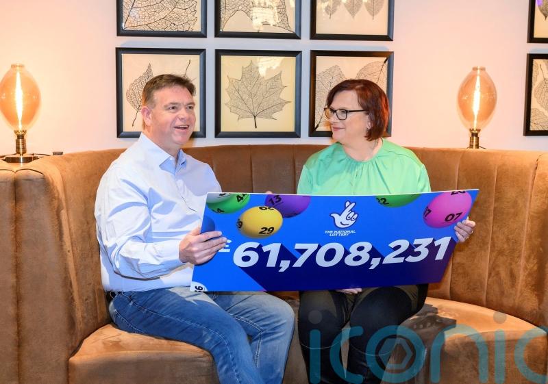 Couple learned of £61m EuroMillions win while celebrating wedding anniversary