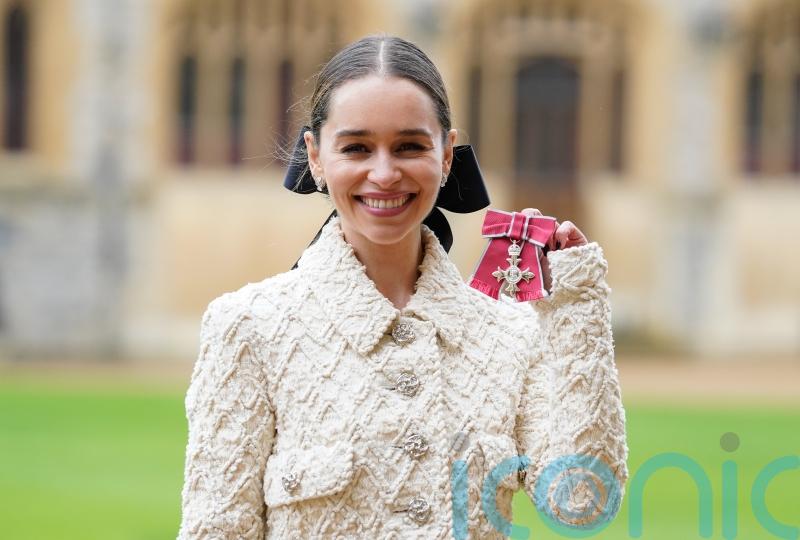 Game Of Thrones’ Emilia Clarke made MBE in Windsor Castle ceremony