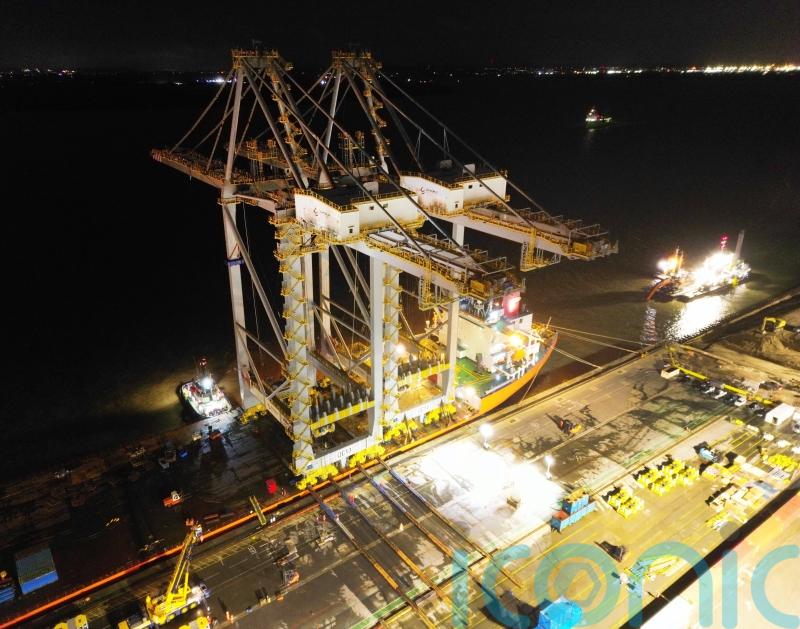 Europe’s largest quay cranes arrive in UK to service mega vessels