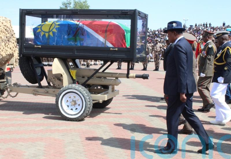 African and European leaders attend state funeral of Namibian president