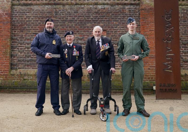 D-Day veterans ‘honoured’ to have names added to memorial wall