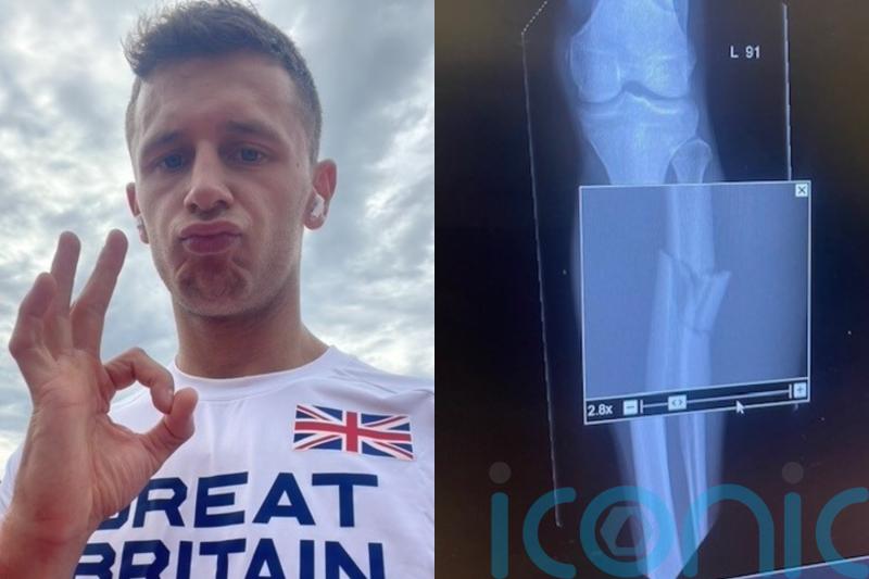 Long jumper’s Paris Olympic dream dashed after broken calf bone fails to heal in seven months instead of seven weeks