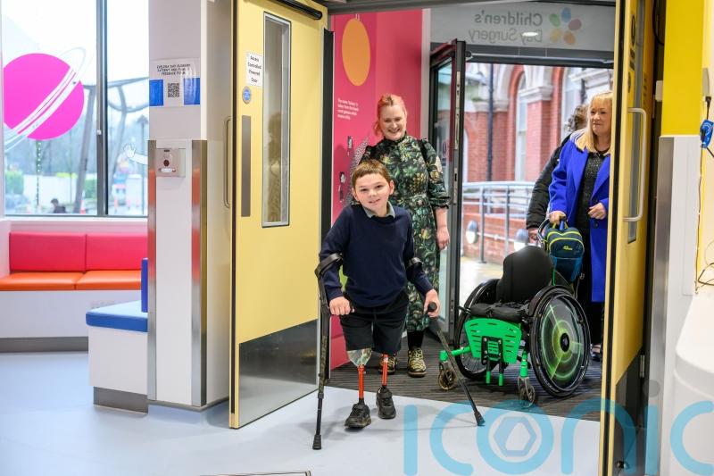 Tony Hudgell honoured by hospital in thanks for fundraising efforts
