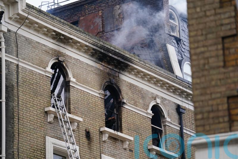 Evacuated residents return home after fire in five-storey building