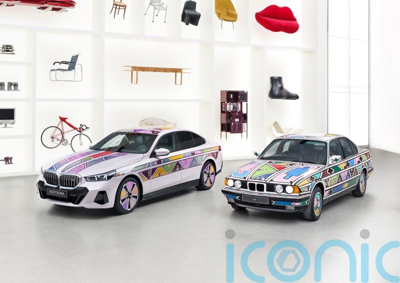 BMW continues ‘art car’ story with colour-changing i5