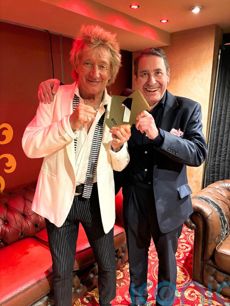 Sir Rod Stewart and Jools Holland ‘delighted’ as album debuts at number one