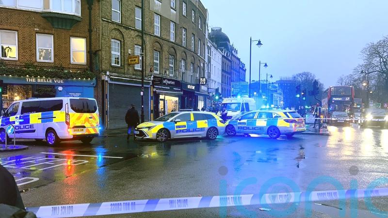 Three hurt in south London moped shooting