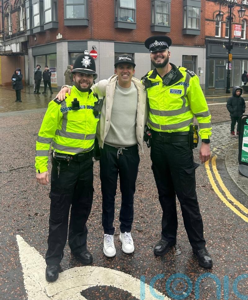 Welsh police sergeant says it was ‘great’ to meet Rob McElhenney