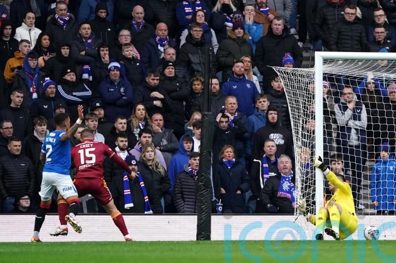 Rangers title hopes damaged as Dan Casey goal gives Motherwell victory at Ibrox