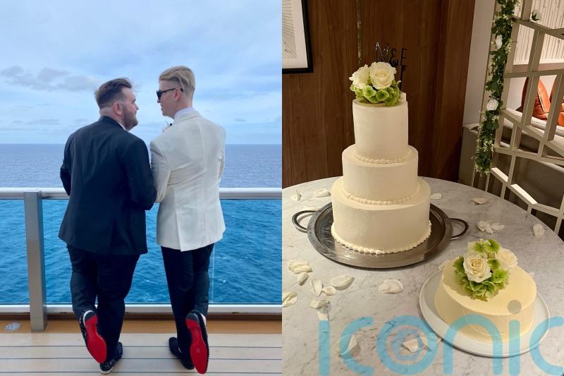 ‘Cruise obsessed’ gay couple who got engaged, married and honeymooned on ships said they’ll never holiday on land again
