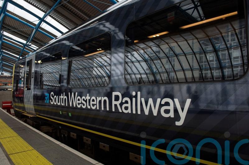 Major rail line blocked after train hits object