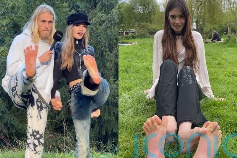 Sole mates: Barefoot man met love of life who also stopped wearing shoes and helps him film OnlyFans kinky foot content