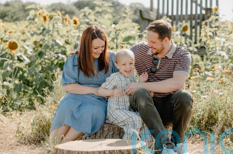 Parents donate over 500 books to hospital in memory of son who died of cancer