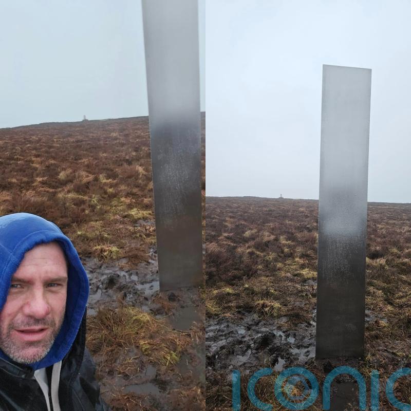 Mysterious hilltop monolith mistaken for UFO by Welsh builder