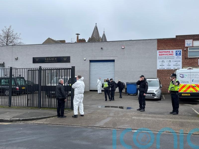 Bodies and suspected ashes recovered from funeral directors as two people bailed