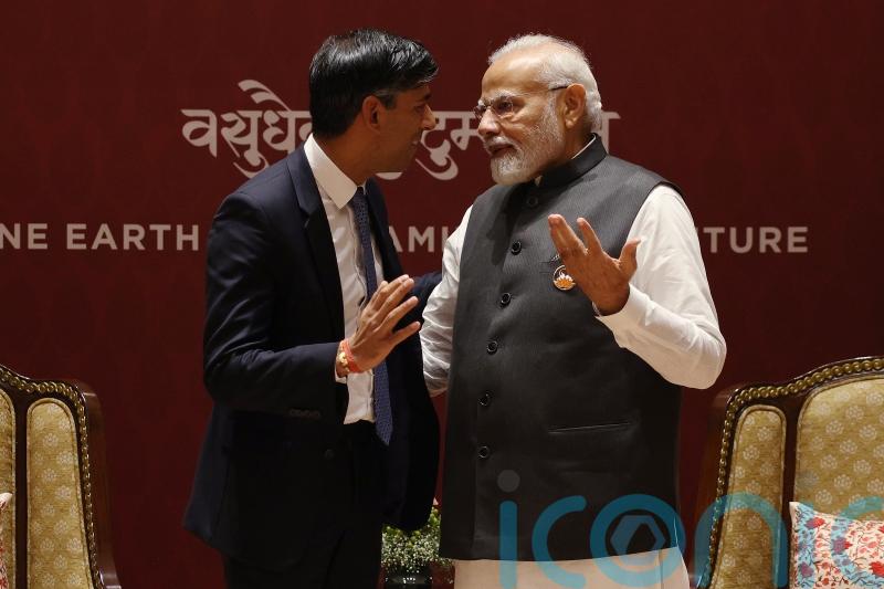 Rishi Sunak and Narendra Modi hold fresh talks about stalled UK-India trade deal