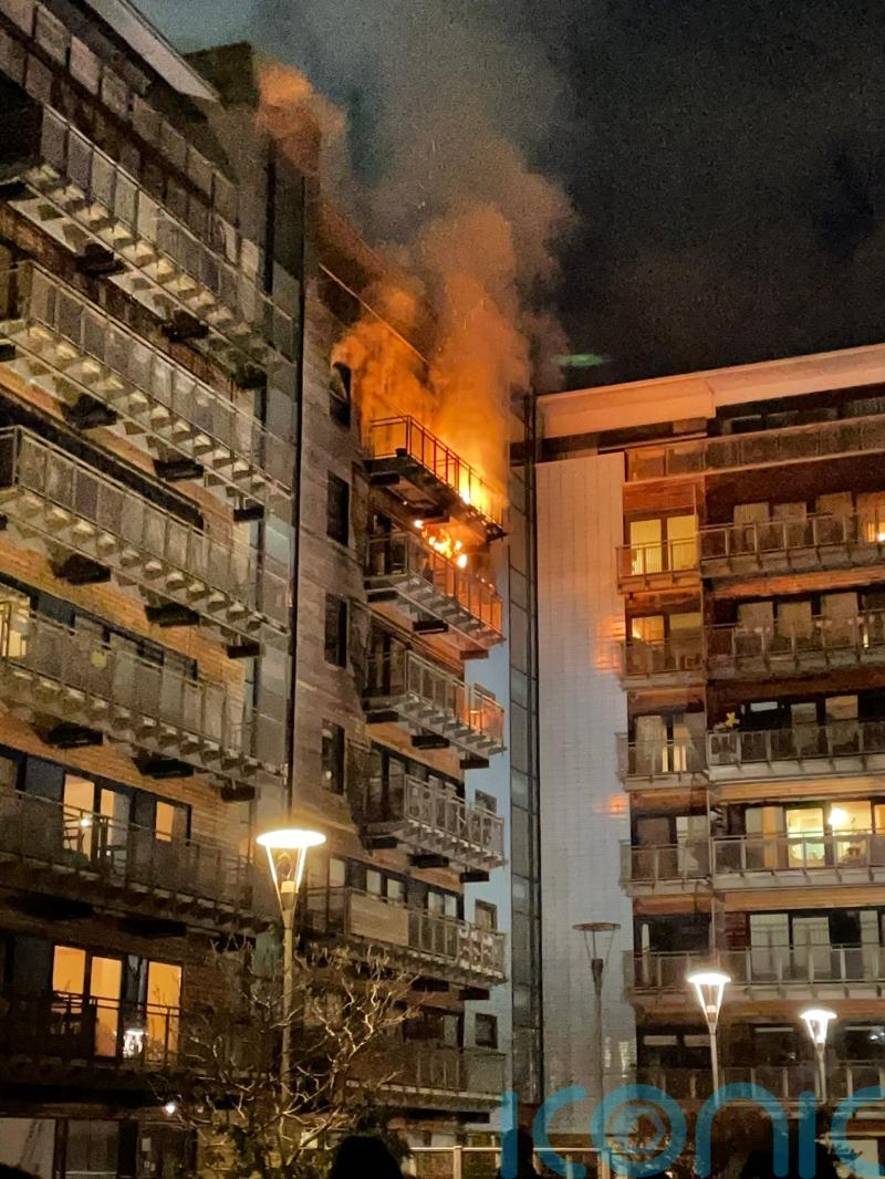 MSP among residents evacuated from early morning flats fire