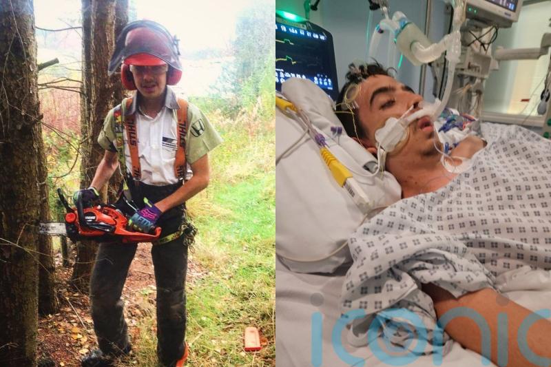 Teen with extremely rare condition fighting for life in coma as brother fundraises so he can live out tree surgeon dream