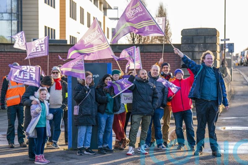 Lecturers stage national day of strike action as dispute over pay continues