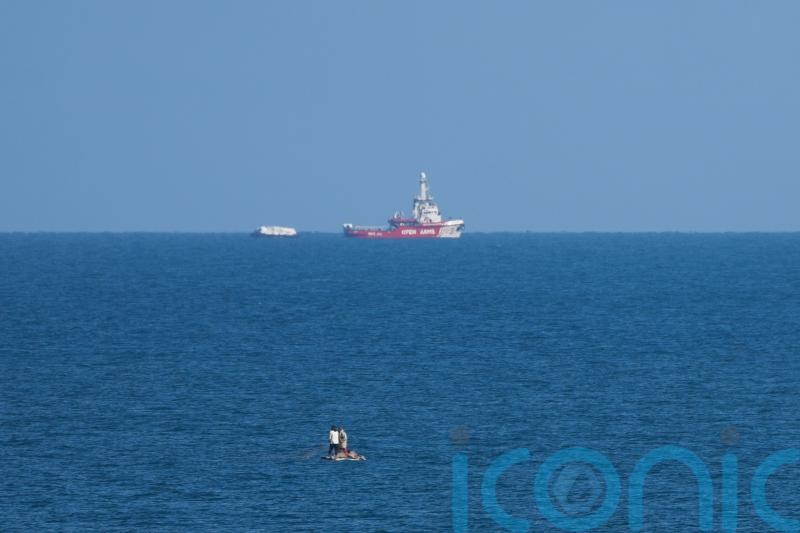 First ship to use new sea route approaches Gaza with vital aid