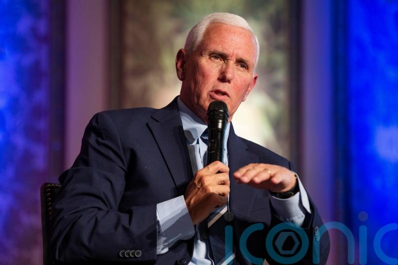 Former US vice president Mike Pence says he is not endorsing Trump