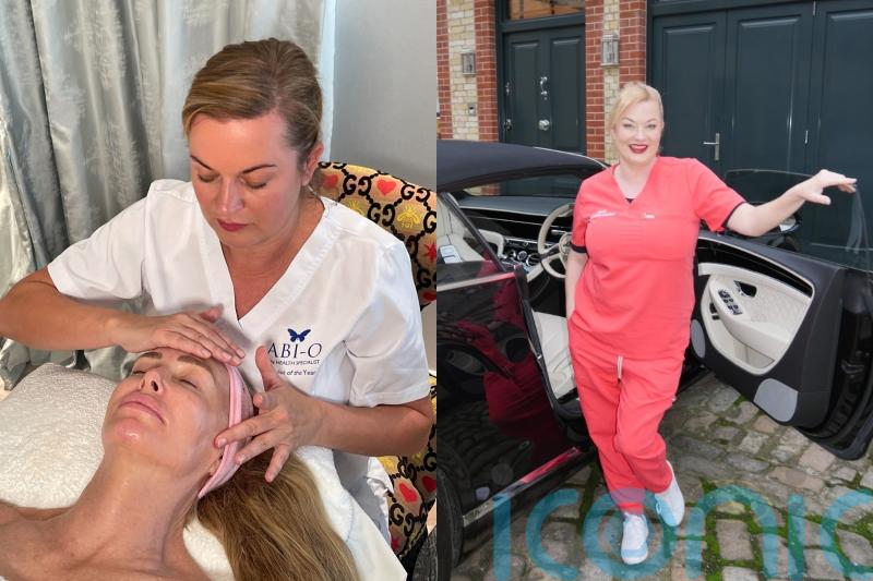 ‘I was unemployed from Covid and revamped my shed into a beauty room – now I’m earning £200k as London’s top facialist’